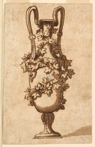 Dessin, Design pour un vase décoratif, 1750-1800 - Unbekannt Unbekannt